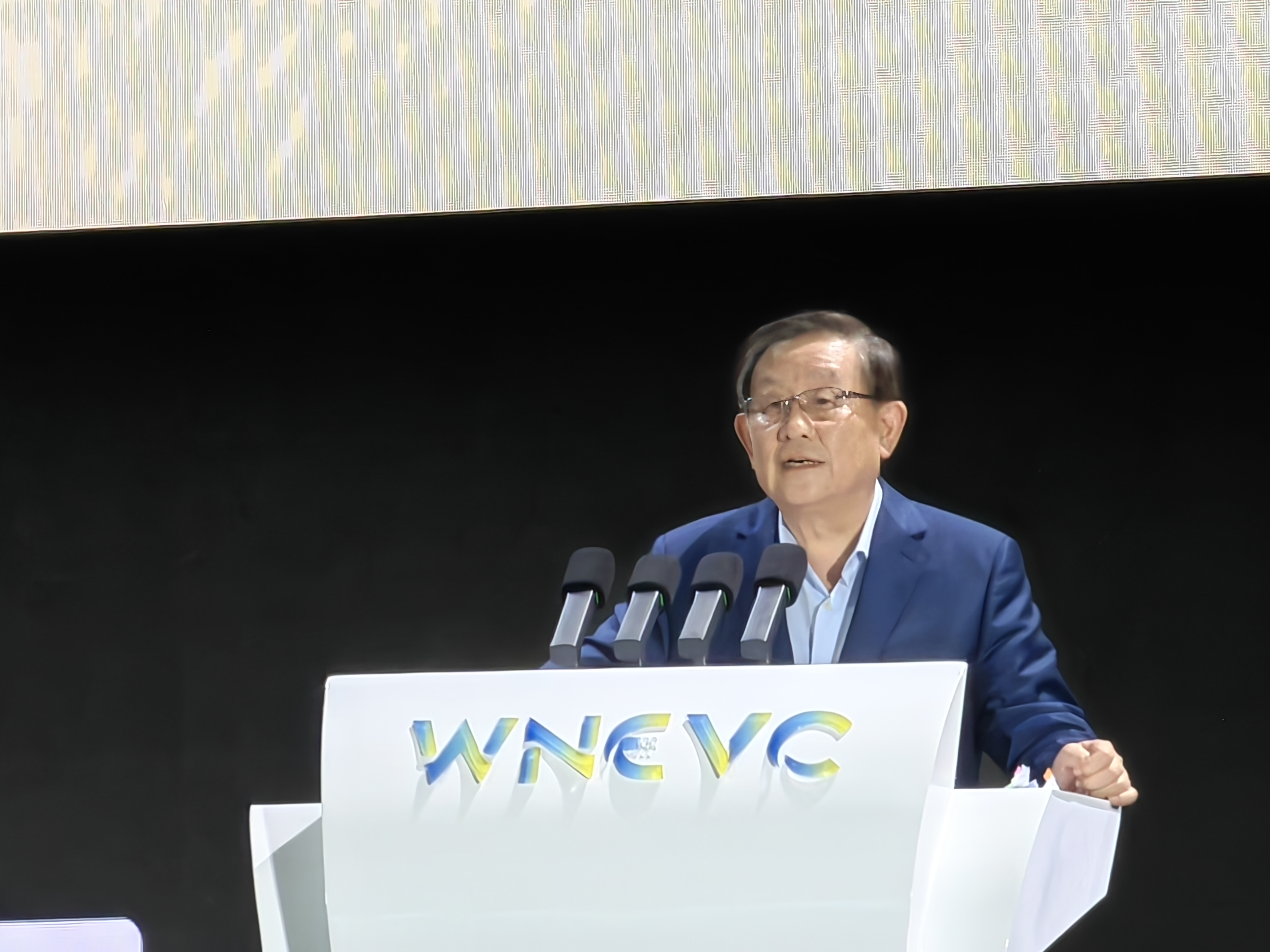 中国科协主席万钢 上证报记者 俞立严 摄