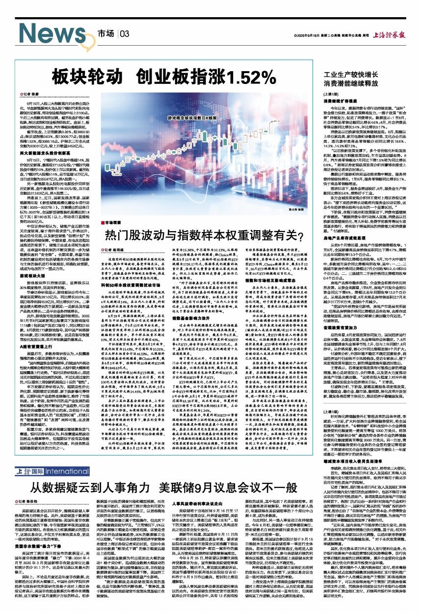 上证指数-热门股波动与指数样本权重调整有关？(1)