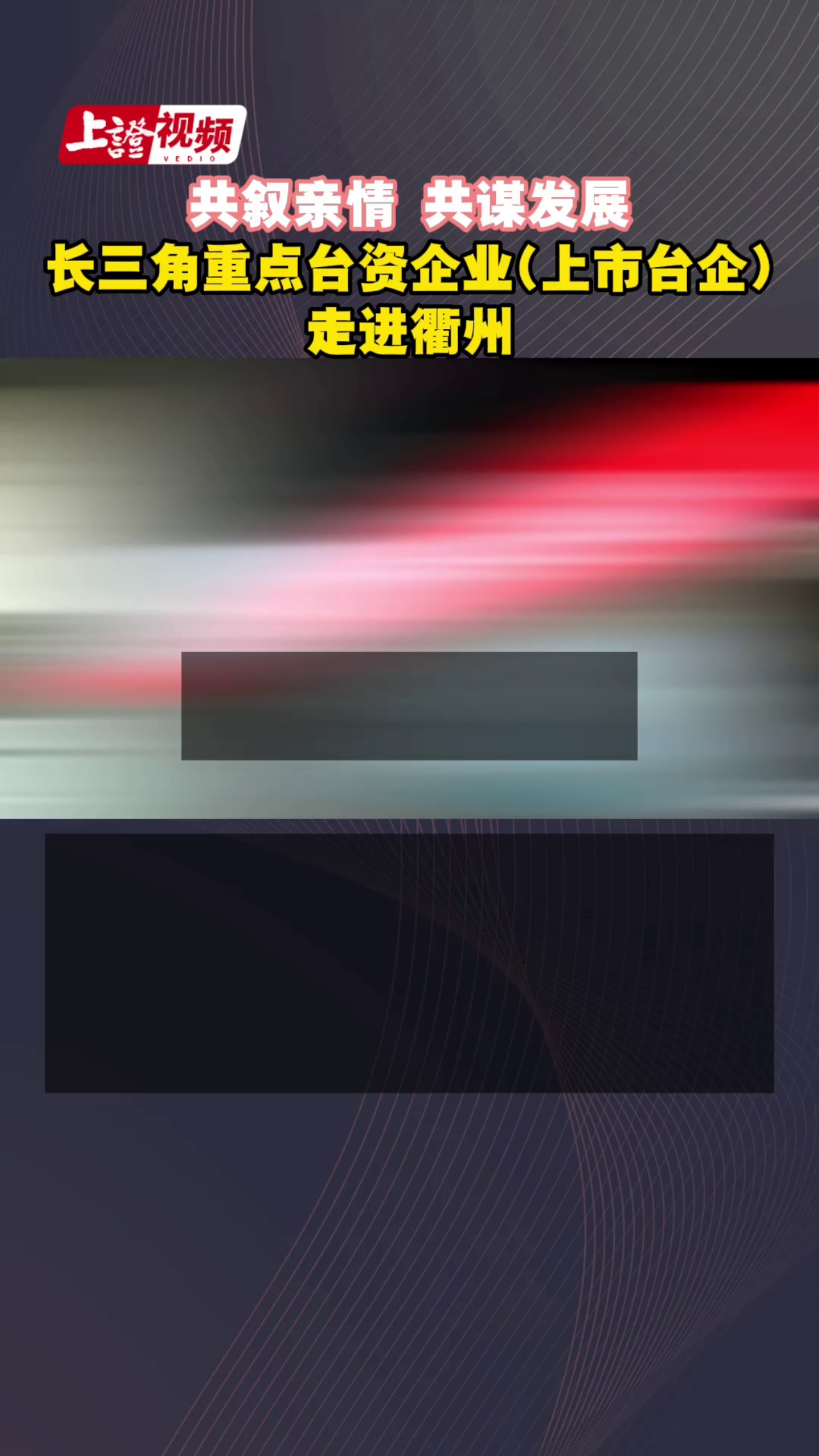 共敘親情 共謀發(fā)展 長(zhǎng)三角重點(diǎn)臺(tái)資企業(yè)（上市臺(tái)企）走進(jìn)衢州