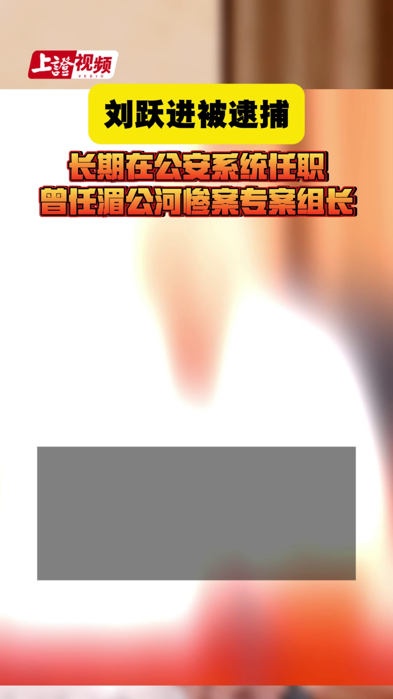 刘跃进被逮捕 长期在公安系统任职 曾任湄公河惨案专案组长