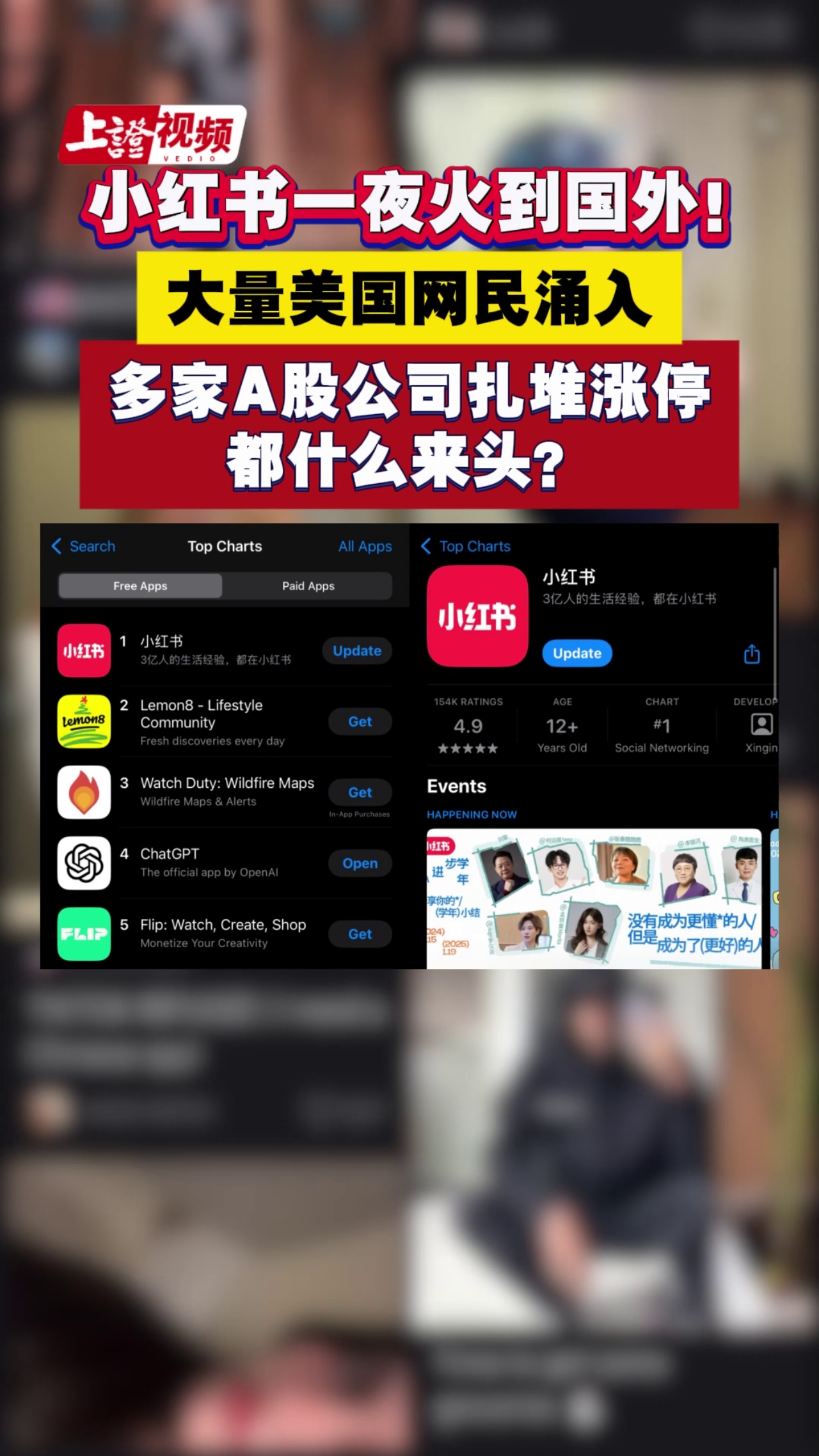 小紅書一夜火到國外！大量美國網(wǎng)民涌入多家A股公司扎堆漲停 都什么來頭？