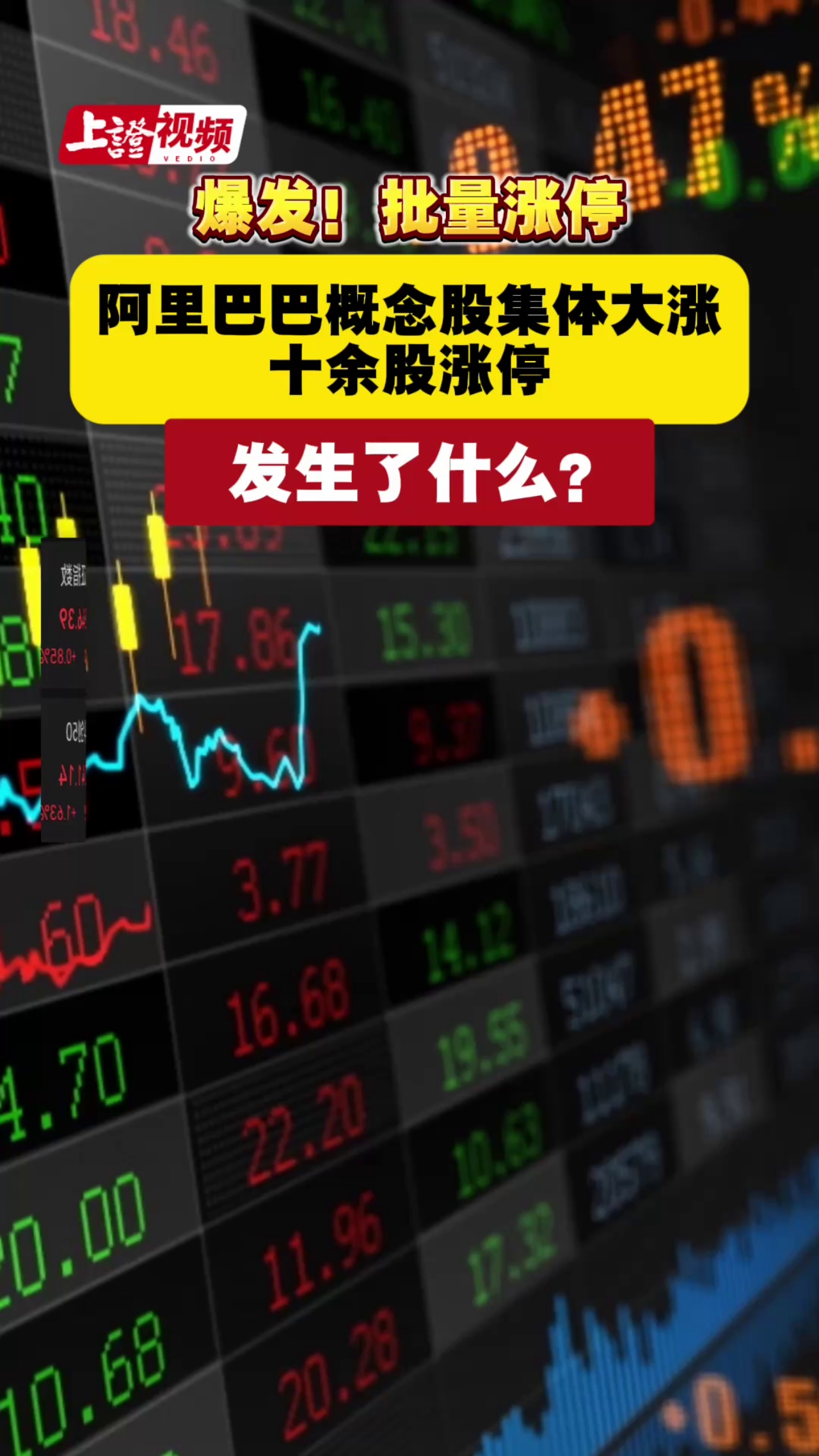 爆发！批量涨停 阿里巴巴概念股集体大涨 十余股涨停 发生了什么？